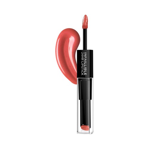 L´ORÉAL PARIS Infalible 24 h tono 404  Pintalabios de larga duración, con Ácido hialurónico y acabado hidratante.