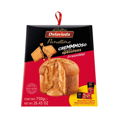 DELAVIUDA Panettone de galleta speculoos 750 g.