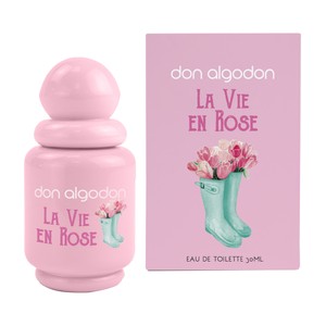 Imagen de DON ALGODÓN La vie en rose Eau de mujer (colonia) para hombre con vaporizador en spray 30 ml.