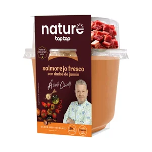 NATURE Tap tap Alberto Chicote Salmorejo fresco con dados de jamon 325 ml.