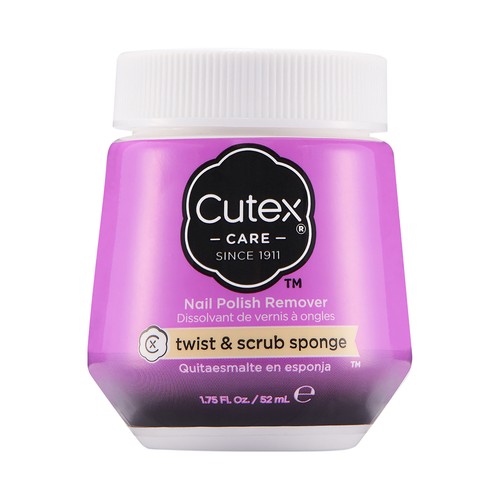 CUTEX Quitaesmaltes en esponja (girar y frotar)  52 ml.