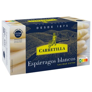 Imagen de CARRETILLA Espárragos blancos 17/24 piezas lata de 425 g.