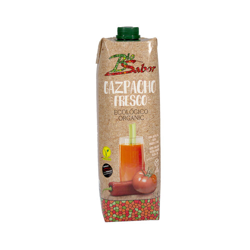 BIOSABOR Gazpacho fresco ecológico BIOSABOR 1 l.