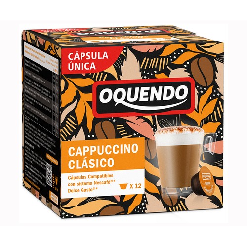 OQUENDO Café en cápsulas cappuccino 12 uds.