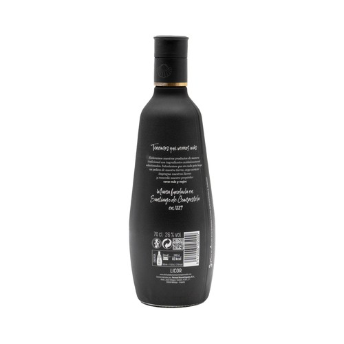 RUAVIEJA Licor de Café elaborado en Galicia RUAVIEJA botella de 70 cl