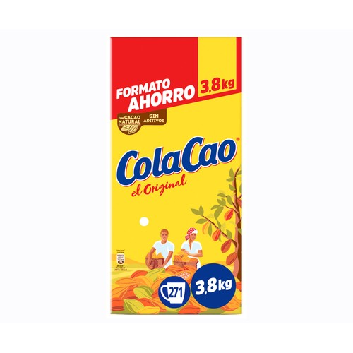 COLA CAO ORIGINAL Cacao en polvo soluble 3,8 kg.