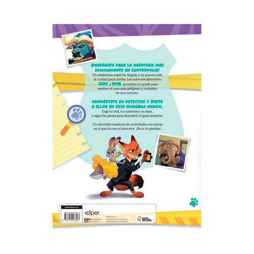Zootropolis 2. Cuaderno de actividades. CLIPER PLUS