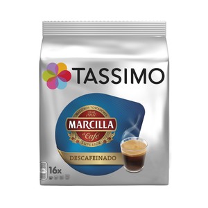 Imagen de TASSIMO MARCILLA  Café en cápsulas espresso descafeinado 16 uds.