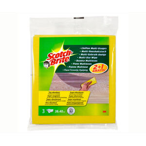 Imagen de SCOTCH-BRITE Bayeta multiusos 2 + 1 uds.
