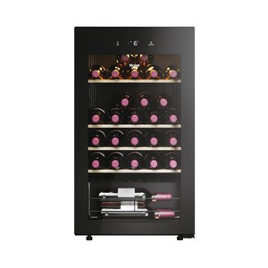 Vinoteca Haier Hws34ggh1, Color Negro, 34 Botellas, Eficiencia Energética: G, H: 85cm, A: 47,5cm, F: 45,6cm.