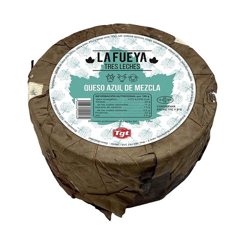 Queso azul con hojas LA FUEYA