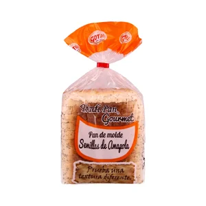 GOTRI Tradi Pan Gourmet Pan de molde con semillas de amapola 450 g.