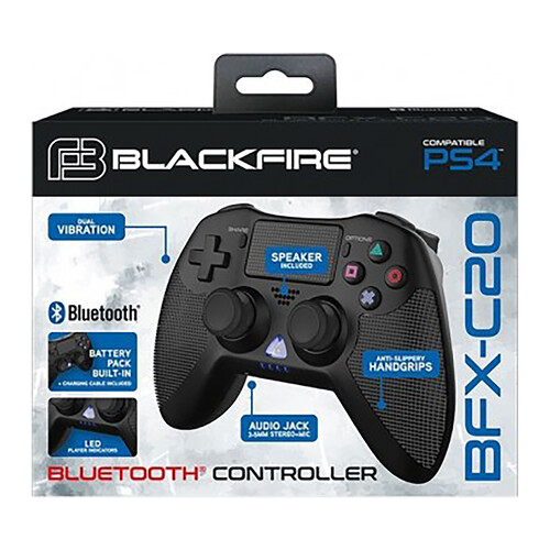 Mando inalámbrico BFX C20 color negro para PS4, BLACKFIRE.