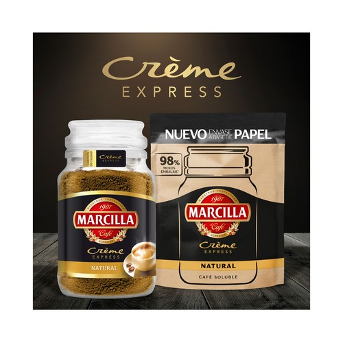MARCILLA Café soluble natural creme express 150 g.