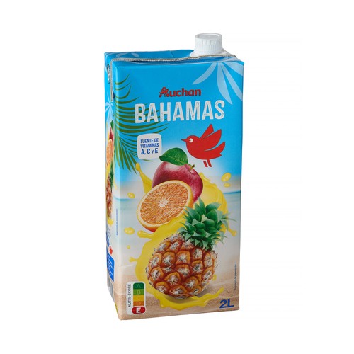 PRODUCTO ALCAMPO Bebida refrescante de zumo de manzana, piña y naranja Bahamas 2 l.