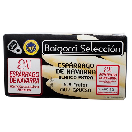 BAIGORRI Esparragos blanco de navarra 6/8 uds x 250 g