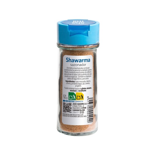 CARMENCITA Sazonador shawarma 52g
