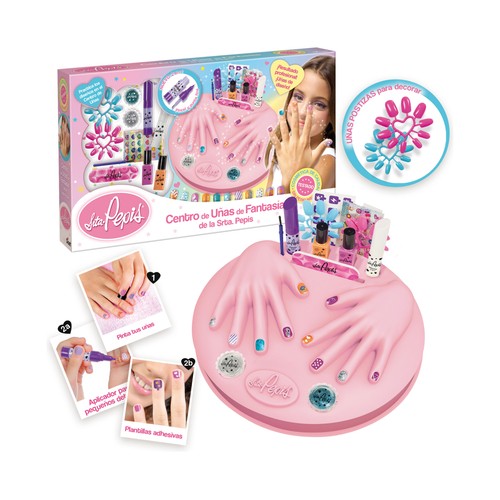 Centro para crear diseños de uñas, Centro de uñas de Fantasía, Srta. Pepis DISET.