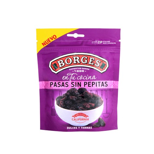 BORGES Pasas sin hueso de California 150g.