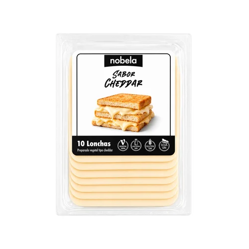 Porciones de queso vegetal de almendras con ajo y hierbas 128 g.