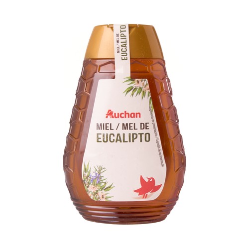 Miel de eucalipto 100 %,(mezcla de mieles originarias de España y Argentina) PRODUCTO ALCAMPO 350 g.