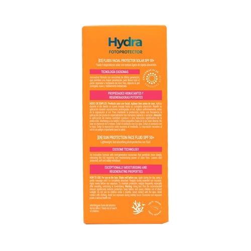 BABARIA Hydra Protector solar facial con FPS 50+ (muy alto) 40 ml.