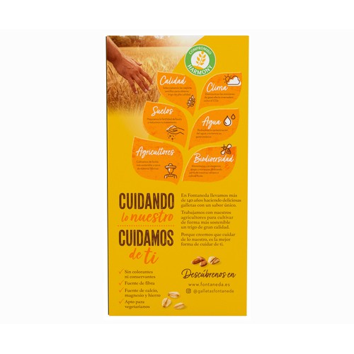 BELVITA Fontaneda Galletas chocolate y cereales, ideales para el desayuno 300 g.