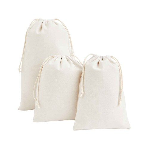 Pack de 3 bolsas de algodón orgánico para pan, ACTUEL.