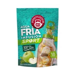 POMPADOUR Mezcla pantas, fruta y magnesio sabor manzana-limón para infusión 45 g