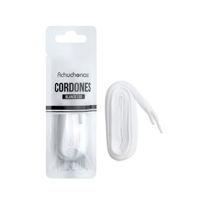 Cordones blancos para zapatillas, 120cm
