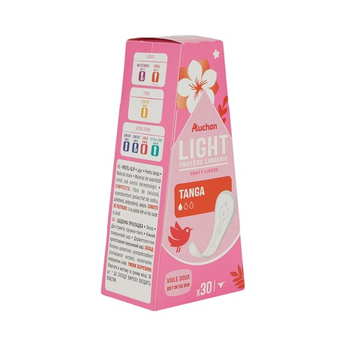 PRODUCTO ALCAMPO Salvaslips finos para tanga de hilo o normal 30 uds.