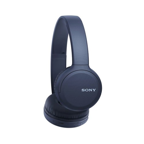 Auriculares bluetooth tipo diadema SONY WH-CH510, Bluetooth, control de volumen, conector USB Tipo C, color azul.