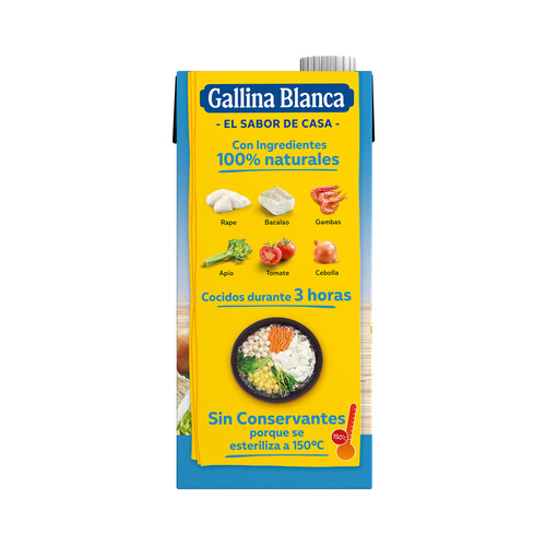 GALLINA BLANCA Caldo de pescado GALLINA BLANCA brik de 1 l