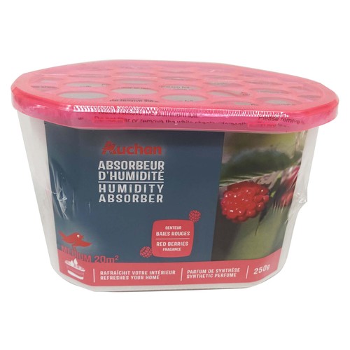 Absorbedor de humedad, aroma frutos rojos, 250g.