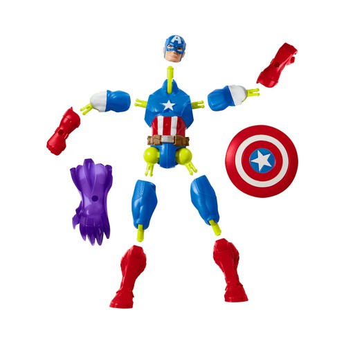 Figura de los vengadores personalizable con accesorios, surtido de heroes, MARVEL.
