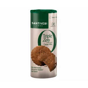 SANTIVERI Galletas de cacao triple zero sin gluten 210 g.