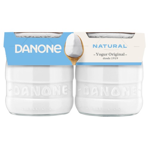 DANONE Yogur natural  Original 2 x 130 g.