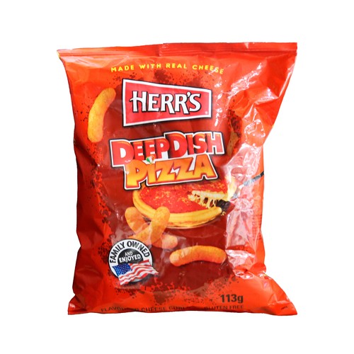 HERR"S Aperitivo deep dish pizza cheese curls 113 g.