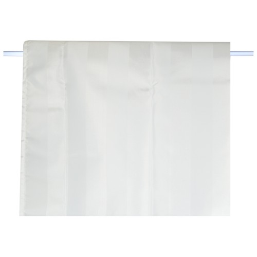 Cortina de ducha 180x200cm. 100% poliéster color blanco ACTUEL.