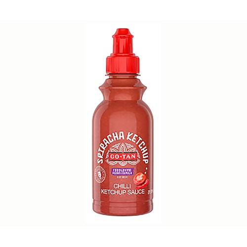 GO-TAN Salsa sriracha ketchup 215 ml.