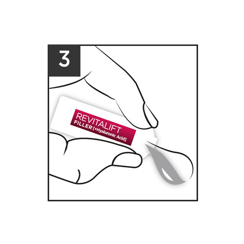 L´ORÉAL PARIS Tratamiento en ampollas rellenador intensivo con ácido Hialurónico L´OREAL PARIS Revitalift filler 7 x 1.3 ml.