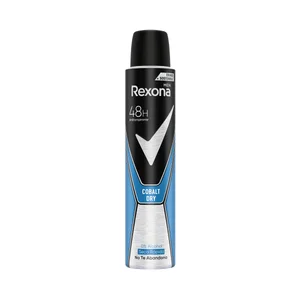 REXONA Desodorante en spray para hombre con secado rápido REXONA Cobalt dry 200 ml.