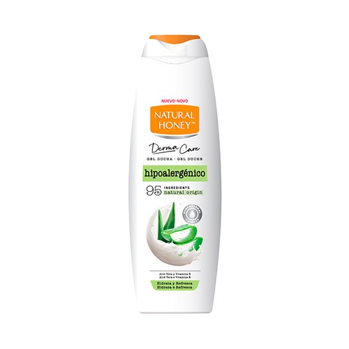 NATURAL HONEY Dermo care Gel hipoalergénico para ducha o baño 650 ml.