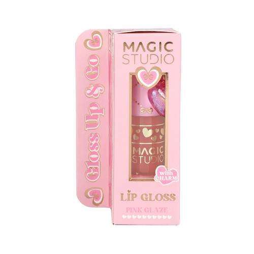MAGIC STUDIO Brillo de labios con llavero y color (cherry pop,  pink glaze o rosé whip).