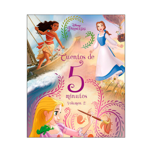Princesas, cuentos de 5 minutos, vol. 2, DISNEY. Género: infantil. Editorial Planeta.