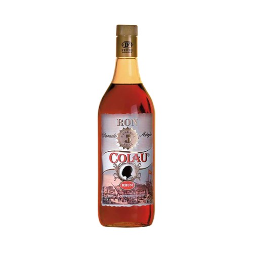 COLAU Ron dorado añejo, reserva de 5 años COLAU botella de 1 l.