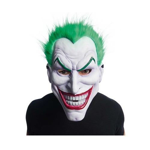 Máscara PVC, Joker con pelo para disfraz. RUBIES