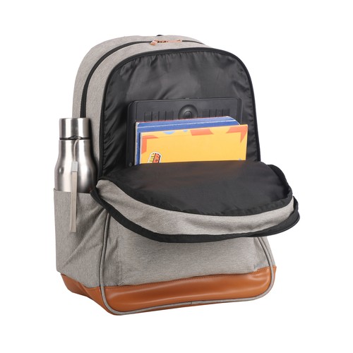 Mochila Eco Concept 3 compartimentos color gris. YOUNG'S ATTITUDE