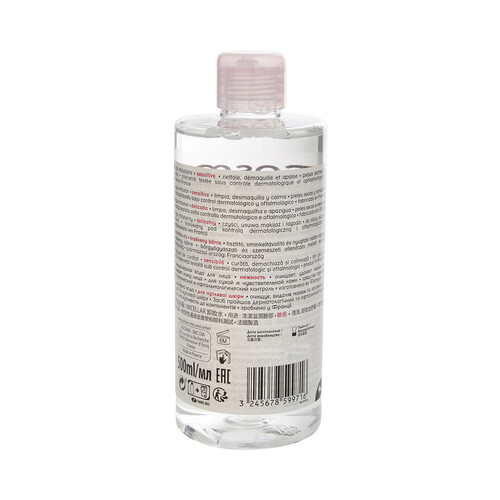 COSMIA Agua micelar desmaquillante, para pieles secas y sensibles COSMIA Sensitive 500 ml.