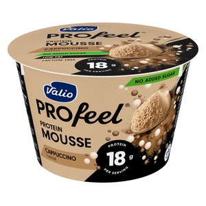 Imagen de VALIO Profeel Mousse de capuccino sin azúcares añadidos y con alto contenido en proteínas (18 g) 150 g.